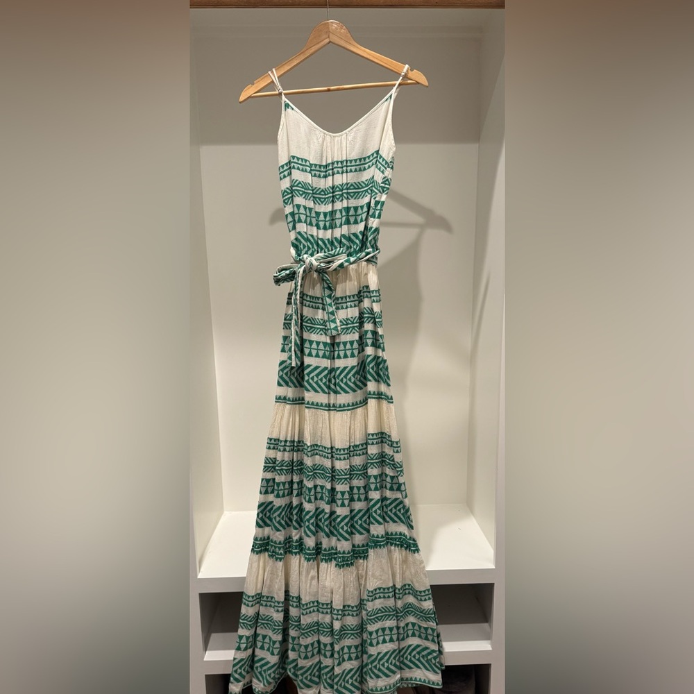 Devotion Green And Cream Patterned Top - image 2